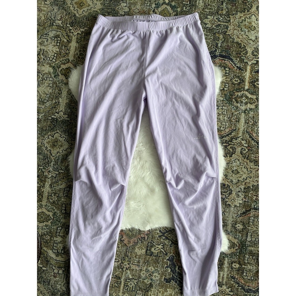 Paradox French Terry Sweatpants Womens Large Purple Fleece Comfort Elastic Waist